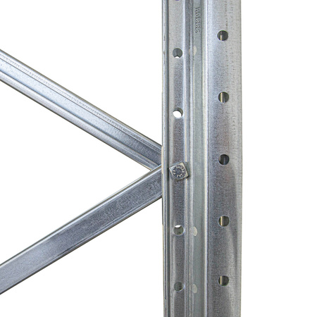 Regał paletowy metalowy cynkowany 270 x 110 x 839 cm 3 x 1000 kg/ poziom VWS03