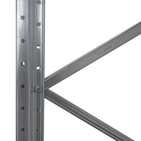 Regał paletowy metalowy cynkowany 270 x 110 x 839 cm 3 x 1000 kg/ poziom VWS03