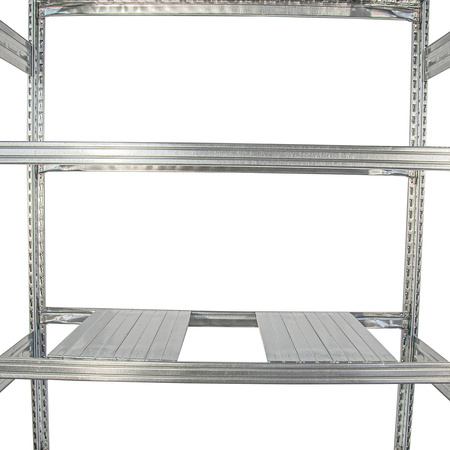 Regał metalowy cynkowany magazynowy  200 x 60 x 163 cm 170 kg/ poziom z czterema półkami VPC03