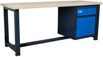 Stół montażowy z szufladą i szafką do warsztatu DP 2002