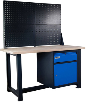 Stół garażowy z tablicą perforowaną MS 1418