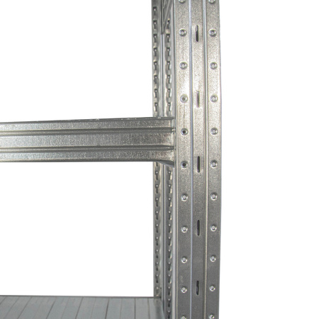 Regał metalowy cynkowany magazynowy  200 x 60 x 133 cm 160 kg/ poziom z czterema półkami VPC02