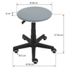 Taboret przemysłowy czarny skay VTPS