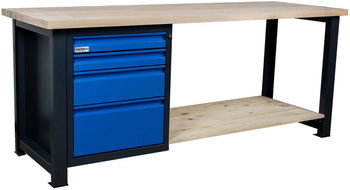 Stół montażowy z półką i szufladami do warsztatu DP 2005
