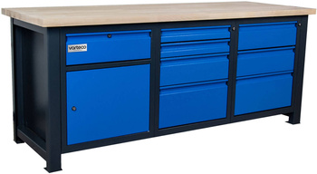 Stół składany metalowy z szufladami i szafkami dla mechanika do warsztatu DP 2026