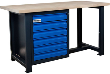 Stół montażowy garażowy z sześcioma szufladami MS 1405
