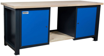 Stół składany dla mechanika z szafkami i pólką DP 2006