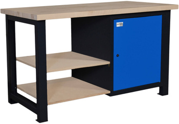 Stół garażowy z 2 półkami i szafką MS 1432 VARTECO 