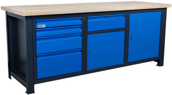 Stół narzędziowy z szufladami i szafkami dla mechanika do warsztatu DP 2018