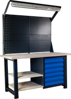 Stół garażowy z nadstawką i oświetleniem MS 1428